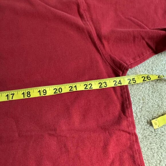 Vintage Y2K Abercrombie & Fitch Men's Red Burgundy Dragon T-shirt RARE - Picture 5 of 6